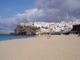 Blick auf Hotelanlagen auf Jandia in Spanien