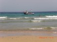 Fischerboot an der Playa del Matorral auf Fuerteventura