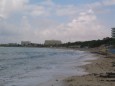 Blick auf Hotelanlage am Strand in Ayia Napa