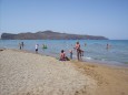 Am Strand von Agia Marina auf Kreta
