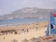 Agadir am Atlantik in Marokko, großer Strand