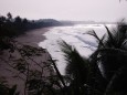 Abendstimmung am Strand in Ghana