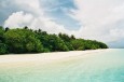 Dieser Strand geht rundherum um die Insel Royal Island