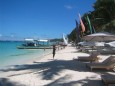 Strandprofil des White Beach auf den Philippinen