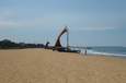 Fischerboot am Strand