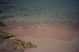 Blick in das klare Wasser von Elafonissi Beach auf Kreta