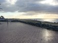 Maspalomas - Gran Canaria schöne Strandpromenade in der untergehenden Sonne