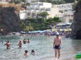 Voller Strand auf Kreta