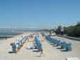 Strandkörbe soweit das Auge reicht an der Ostseeküste