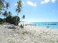 Teilweise Natur bis an den Strand