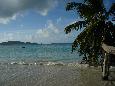 Regenwolken am Anse de Volbert