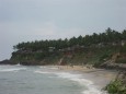 Steilküste am Varkala Beach bei Trivandrum