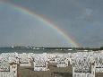 Doppelter Regenbogen in Timmendorfer Strand