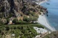 Preveli Beach - Preveli Süßwasserfluss aus den Bergen mündet in das Lybische Meer