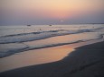 Kilometer langer und Breiter Sandstrand mit Sonnenuntergang - Türkische Riviera Kumköy