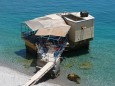 Kleine Taverne am Süßwasserstrand