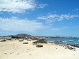 Corralejo im Hintergrund