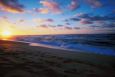 Sonnenuntergang am Strand von Langeoog