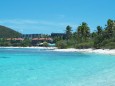 ein sehr schöner Strand in der Karibik, St Thomas Saphire Beach