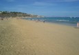 der schöne langezogene Strand von Esquinzo
