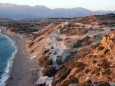 Komos Beach in der Nähe von Matala auf Kreta im süden