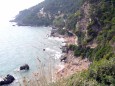 Wilder Strand im Westen von Korfu