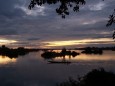 Abendstimmung in Don Det, Laos