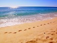 Felsumrahmte Sandbucht Praia de Centianes