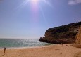 Sonnenpanorama an der Praia de Benagil