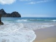 der 8 Kilometer lange Sandstrand von Porto Santo