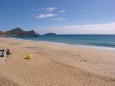 einsamer Badeuarlaub am Strand von Porto Santo