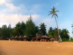 Strandhütten am Khuk Khak Beach