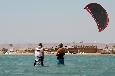 Kite Übung im Wasser