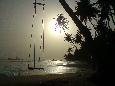 Sonnenuntergang am Ankobra Beach