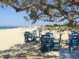 Essen und Trinken am Strand