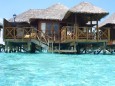 Wasserbungalows im Süd Male Atoll