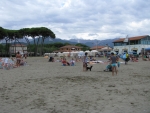 Strand von Marina di Massa