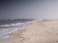 Am Hauptstrand auf der Wanderung zum Ostend