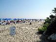 Holzstege am Strand