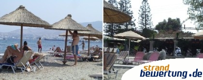 Beach beim Club HAEVEN (in Kos Stadt)